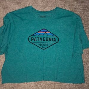 Patagonia oversized crop top